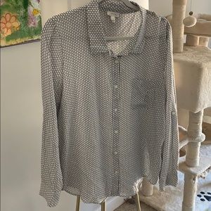 JOIE SOFT blouse long sleeves front pocket